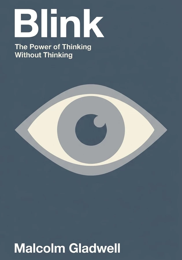 Book cover of Blink by Malcolm Gladwell — critical summary review on 12min