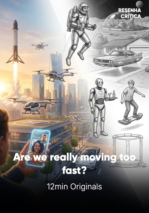 Book cover of Are we really moving too fast? by 12min Originals — critical summary review on 12min