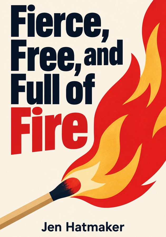 Capa do livro Fierce, Free, and Full of Fire, de Jen Hatmaker — resumo e resenha crítica no 12min