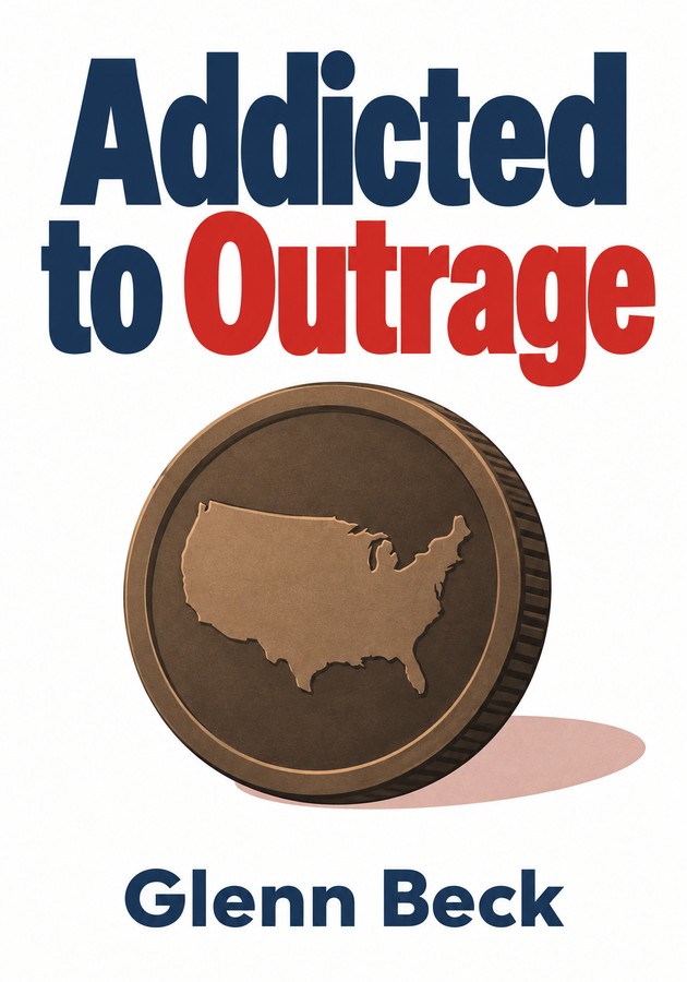 Book cover of Addicted to Outrage by Glenn Beck — critical summary review on 12min