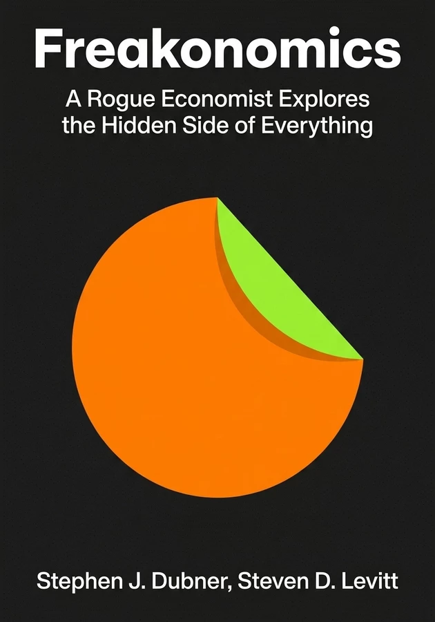 Book cover of Freakonomics by Stephen J. Dubner — critical summary review on 12min