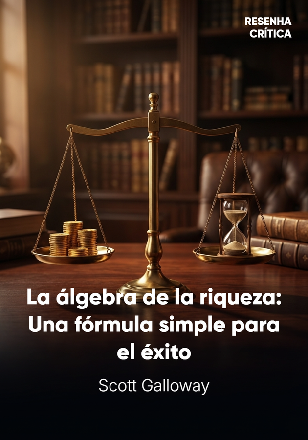 Portada del libro La álgebra de la riqueza, de Scott Galloway — resumen crítico y reseña en 12min