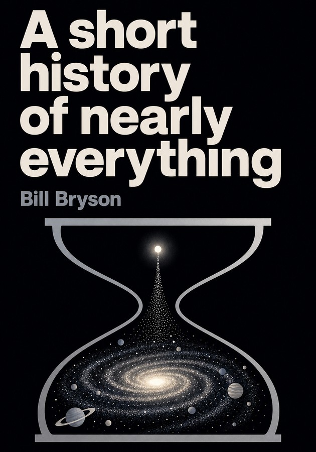Capa do livro A short history of nearly everything, de Bill Bryson — resumo e resenha crítica no 12min