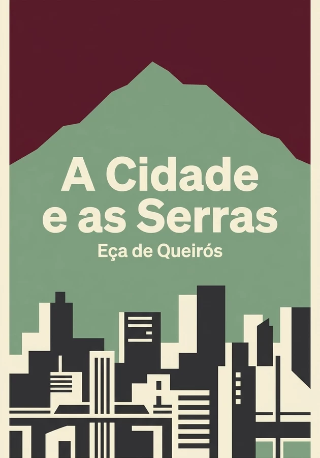 Capa do livro A Cidade e as Serras, de Eça de Queirós — resumo e resenha crítica no 12min