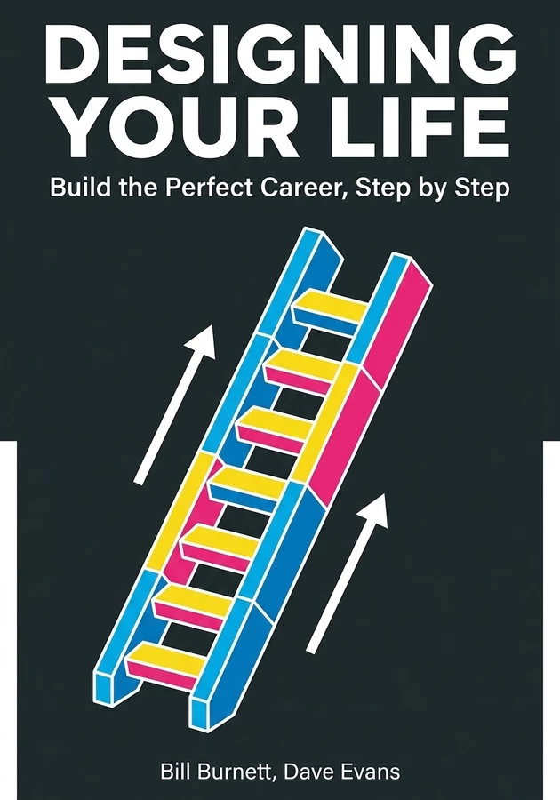 Book cover of Designing Your Life by Bill Burnett & Dave Evans — critical summary review on 12min