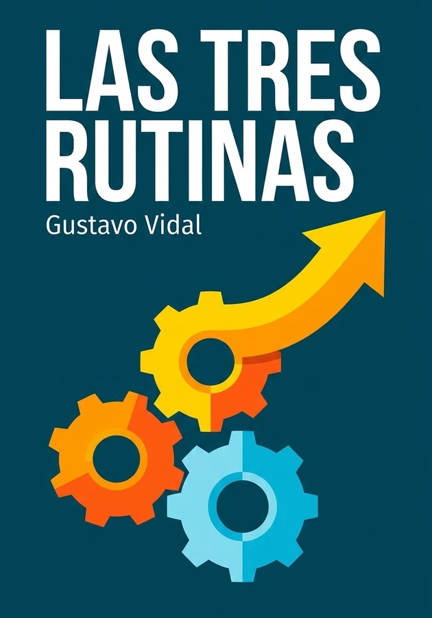 Portada del libro Las Tres Rutinas, de Gustavo Vidal — resumen crítico y reseña en 12min