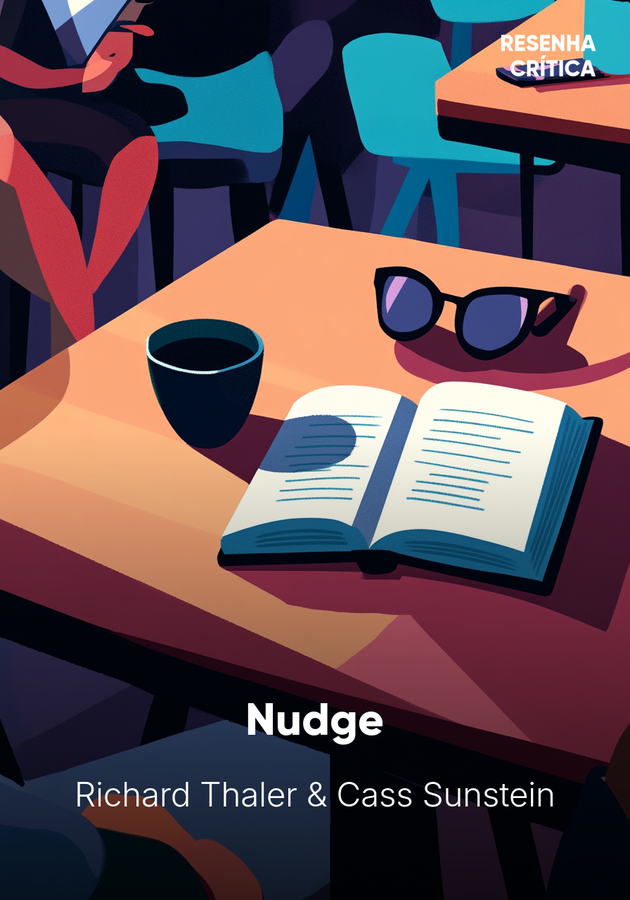 Capa do livro Nudge, de Richard Thaler — resumo e resenha crítica no 12min