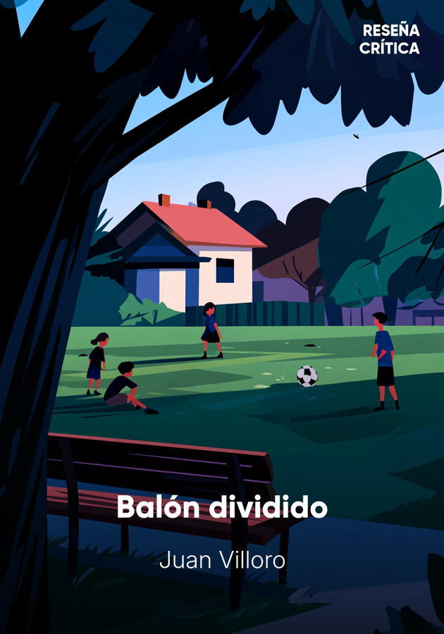 Portada del libro Balón dividido, de Juan Villoro — resumen crítico y reseña en 12min