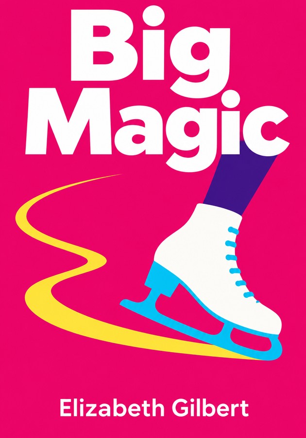 Book cover of Big Magic by Elizabeth Gilbert — critical summary review on 12min