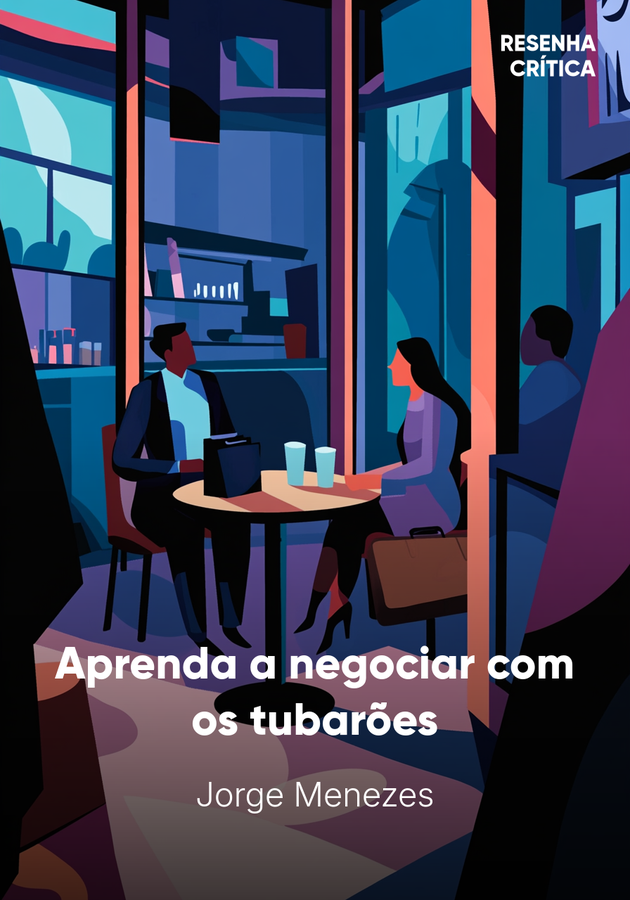Capa do livro Aprenda a negociar com os tubarões, de Jorge Menezes — resumo e resenha crítica no 12min