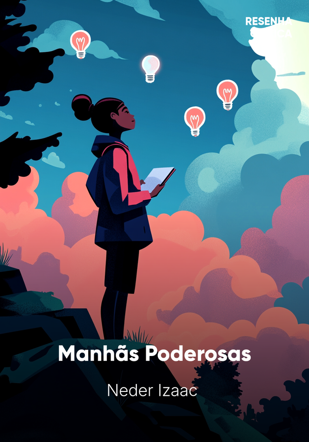 Capa do livro Manhãs Poderosas, de Neder Izaac  — resumo e resenha crítica no 12min