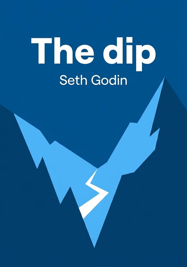 Capa do livro The dip, de Seth Godin — resumo e resenha crítica no 12min