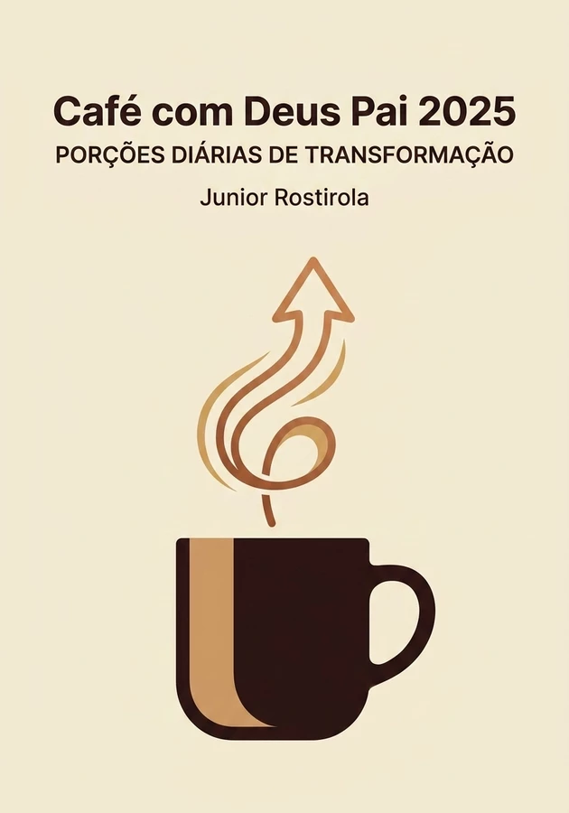 Capa do livro Café com Deus Pai 2025, de Junior Rostirola — resumo e resenha crítica no 12min