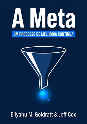 Capa do livro A Meta., de Eliyahu M. Goldratt & Jeff Cox — resumo e resenha crítica no 12min