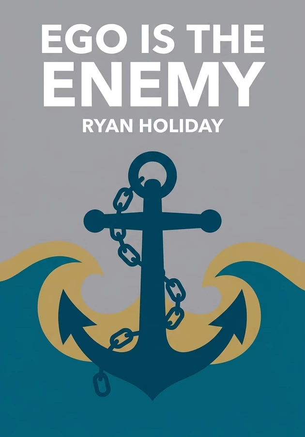 Portada del libro Ego is the Enemy, de Ryan Holiday — resumen crítico y reseña en 12min
