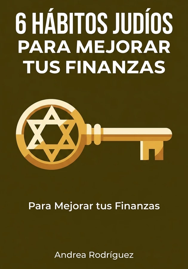 Portada del libro 6 hábitos judíos para mejorar tus finanzas , de  Andrea Rodríguez — resumen crítico y reseña en 12min