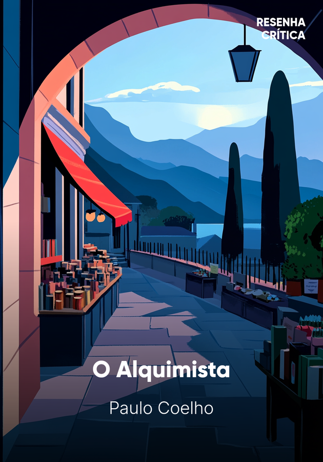 Capa do livro O Alquimista, de Paulo Coelho — resumo e resenha crítica no 12min