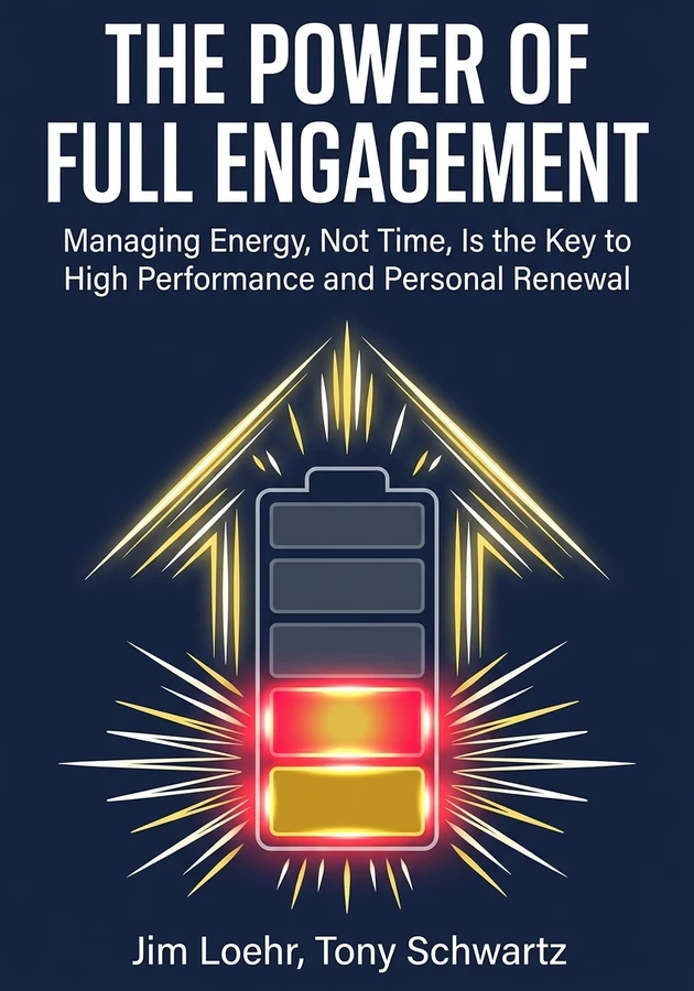 Book cover of The Power of Full Engagement by Tony Schwartz — critical summary review on 12min