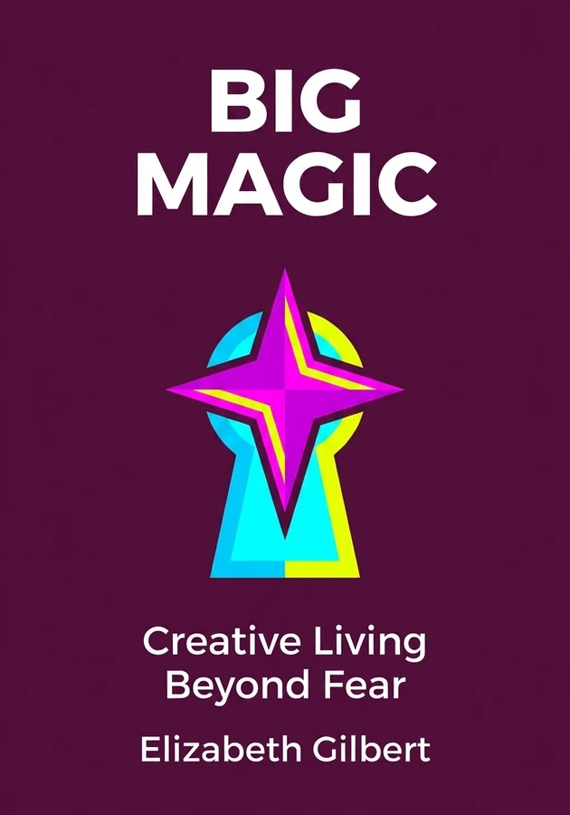 Book cover of Big Magic by Elizabeth Gilbert — critical summary review on 12min