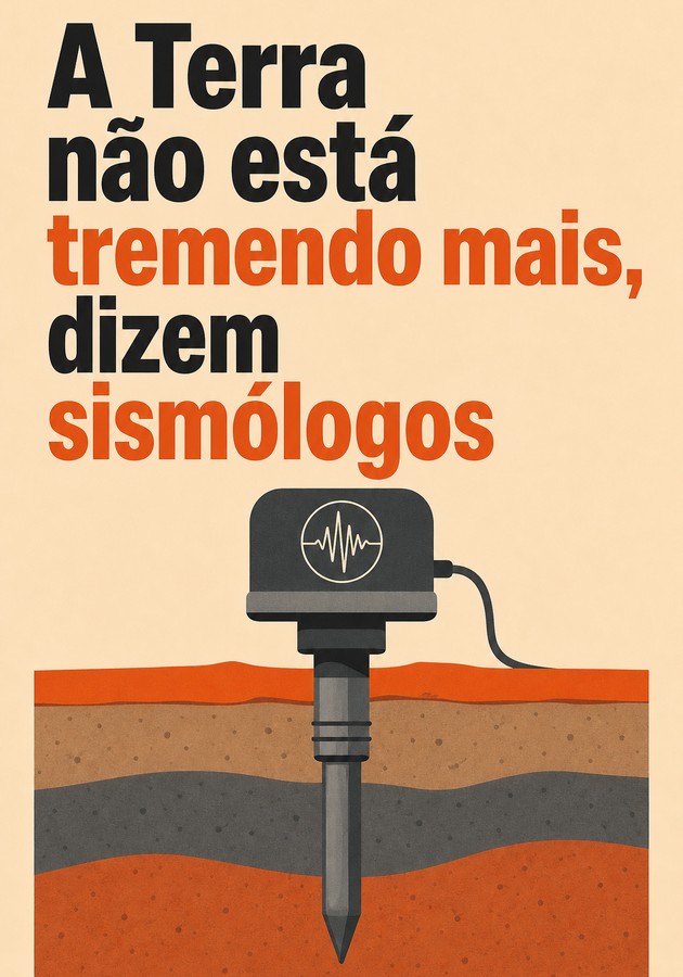 Capa do livro A Terra não está tremendo mais, dizem sismólogos, de 12min Originals — resumo e resenha crítica no 12min
