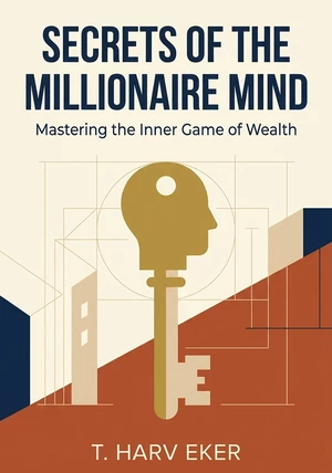 Book cover of Secrets of the Millionaire Mind by T. Harv Eker — critical summary review on 12min