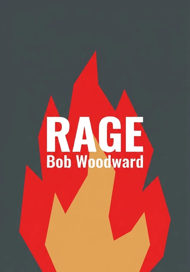 Book cover of Rage by Bob Woodward — critical summary review on 12min