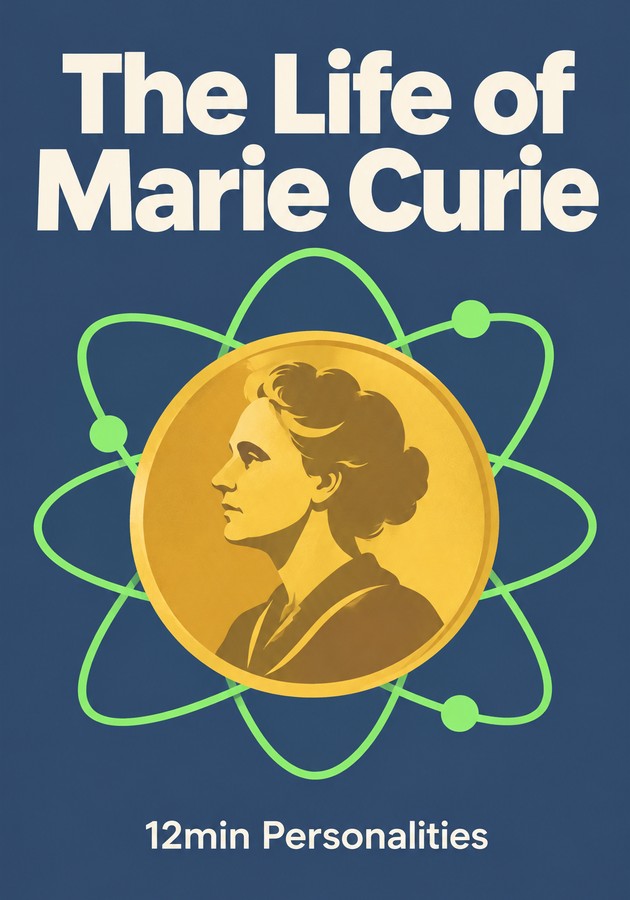 Book cover of The Life of Marie Curie by 12min Personalities — critical summary review on 12min
