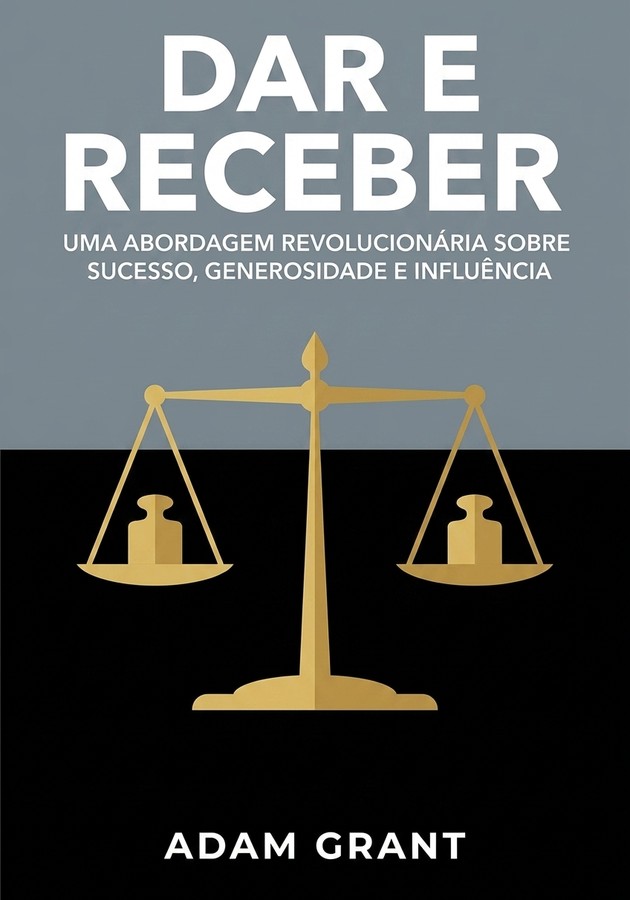 Capa do livro Dar e receber, de Adam Grant — resumo e resenha crítica no 12min