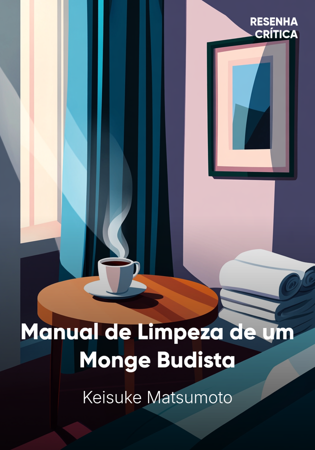Capa do livro Manual de Limpeza de um Monge Budista, de Keisuke Matsumoto — resumo e resenha crítica no 12min