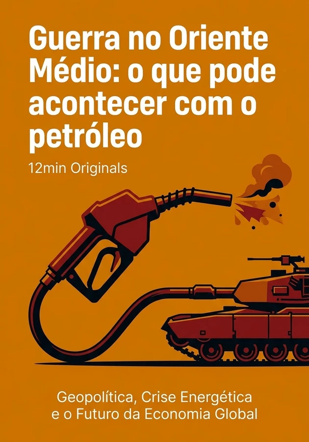 Capa do livro Guerra no Oriente Médio: o que pode acontecer com o petróleo, de 12min Originals — resumo e resenha crítica no 12min