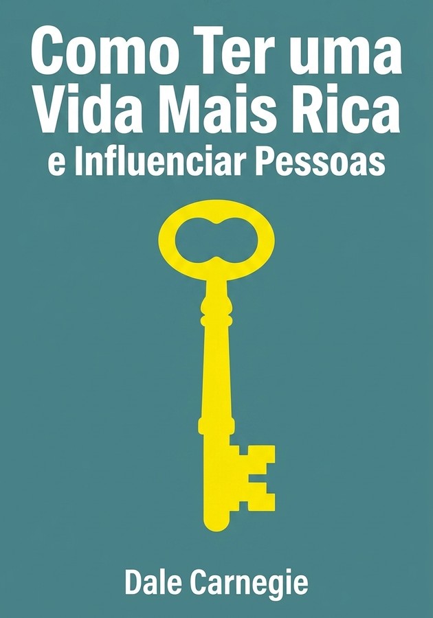 Capa do livro Como Ter uma Vida Mais Rica e Influenciar Pessoas, de Dale Carnegie — resumo e resenha crítica no 12min