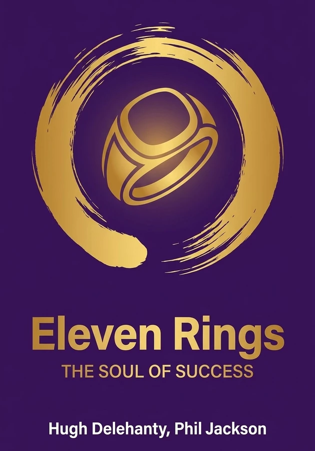 Book cover of Eleven Rings by Phil Jackson — critical summary review on 12min