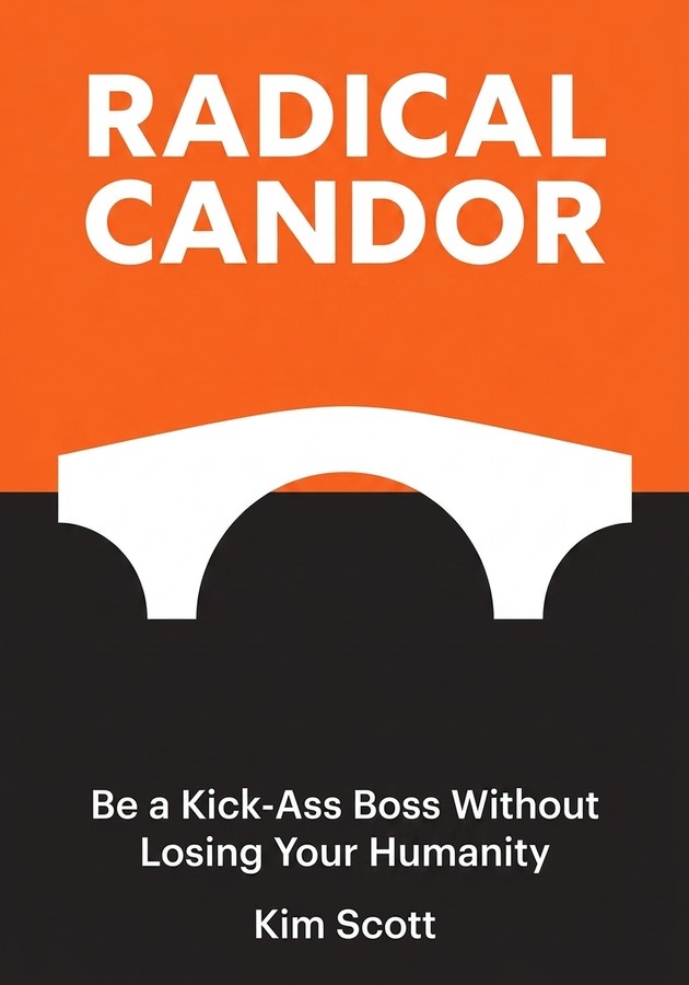Book cover of Radical Candor by Kim Scott — critical summary review on 12min