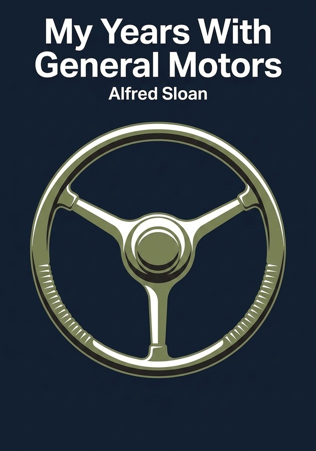 Capa do livro  My Years With General Motors, de Alfred Sloan — resumo e resenha crítica no 12min