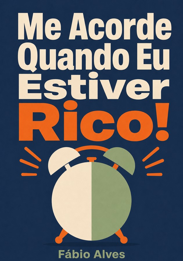 Capa do livro Me Acorde Quando Eu Estiver Rico! , de Fábio Alves — resumo e resenha crítica no 12min