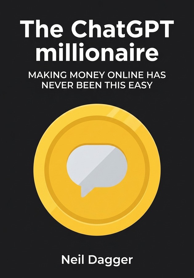Capa do livro The ChatGPT millionaire, de  Neil Dagger — resumo e resenha crítica no 12min