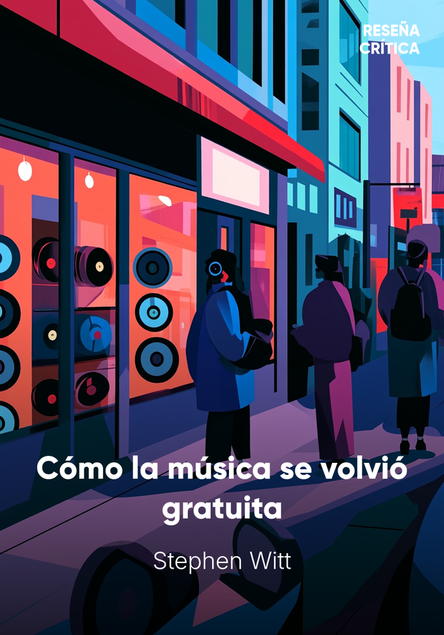 Portada del libro Cómo la música se volvió gratuita, de Stephen Witt — resumen crítico y reseña en 12min