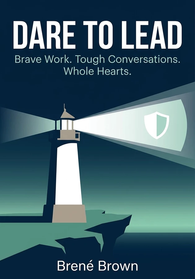 Book cover of Dare to Lead by Brené Brown — critical summary review on 12min