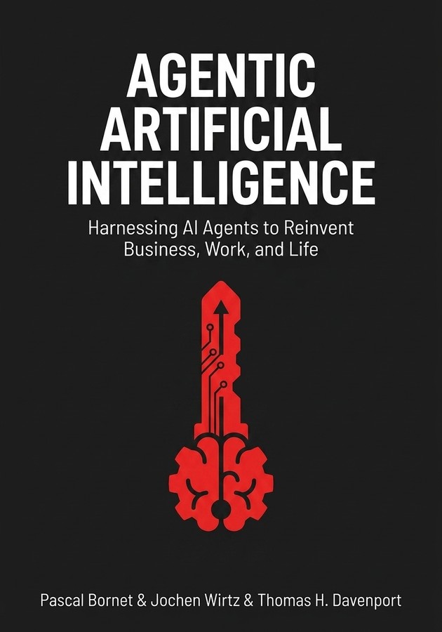 Portada del libro Agentic Artificial Intelligence, de Thomas H. Davenport & Jochen Wirtz & Pascal Bornet — resumen crítico y reseña en 12min