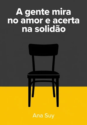 Capa do livro A gente mira no amor e acerta na solidão, de  Ana Suy — resumo e resenha crítica no 12min