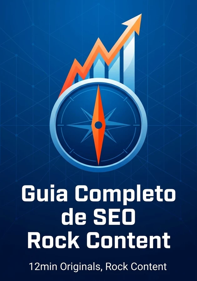 Capa do livro Guia Completo de SEO Rock Content, de 12min Originals — resumo e resenha crítica no 12min