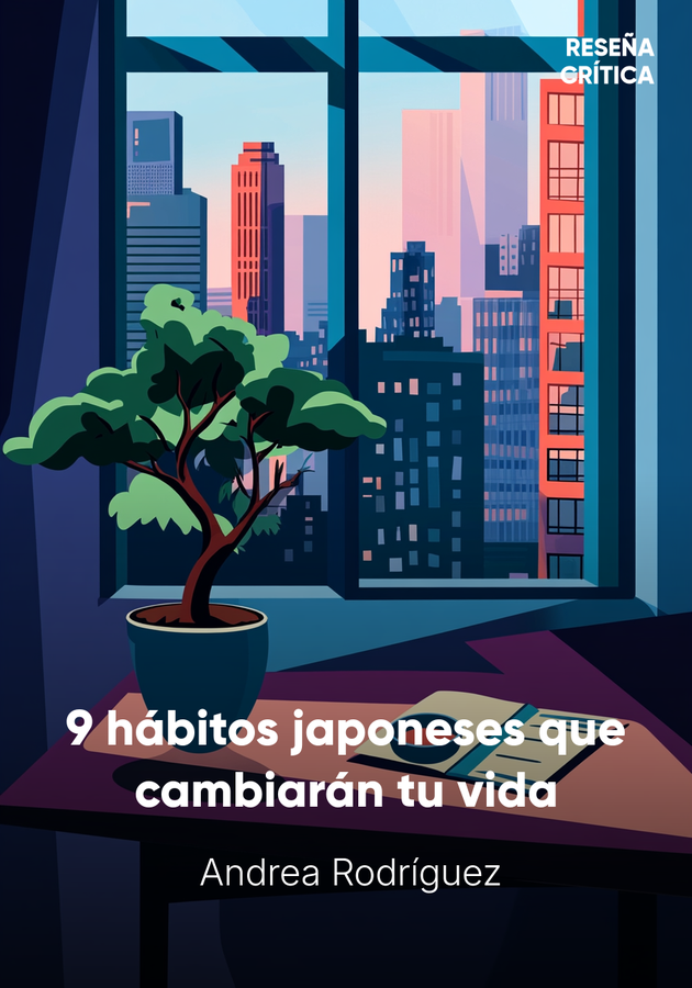 Portada del libro 9 hábitos japoneses que cambiarán tu vida, de  Andrea Rodríguez — resumen crítico y reseña en 12min