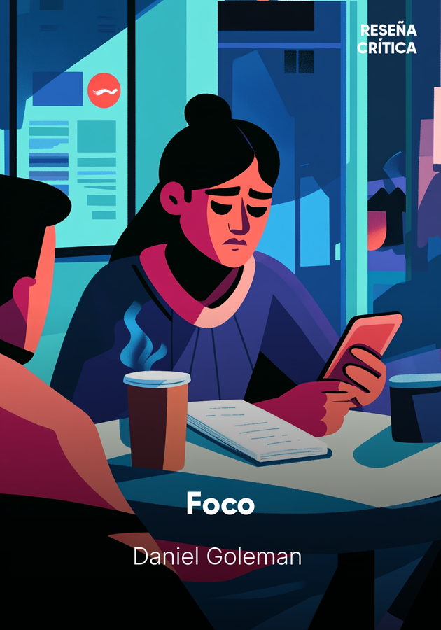 Portada del libro Foco, de Daniel Goleman  — resumen crítico y reseña en 12min