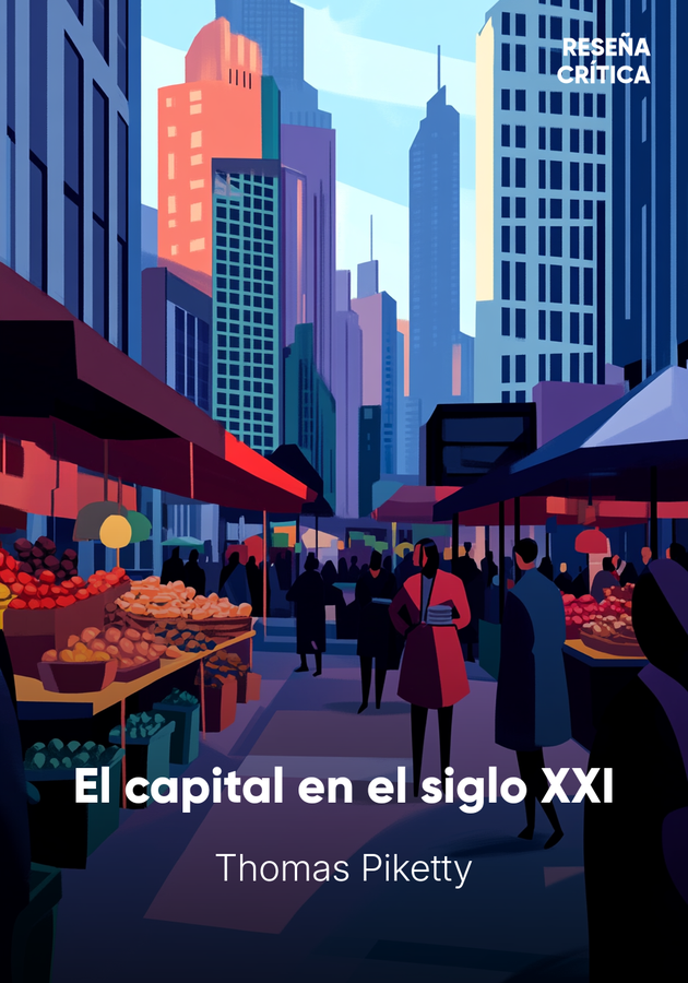 Portada del libro El capital en el siglo XXI, de Thomas Piketty — resumen crítico y reseña en 12min
