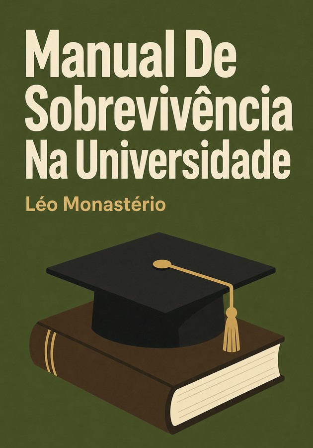 Capa do livro Manual De Sobrevivência Na Universidade, de Léo Monastério — resumo e resenha crítica no 12min