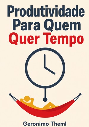 Capa do livro Produtividade Para Quem Quer Tempo , de Geronimo Theml — resumo e resenha crítica no 12min
