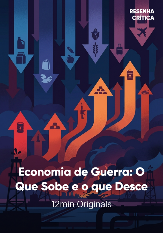 Capa do livro Economia de Guerra: O Que Sobe e o que Desce, de 12min Originals — resumo e resenha crítica no 12min