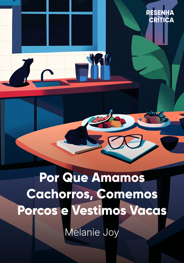 Capa do livro Por Que Amamos Cachorros, Comemos Porcos e Vestimos Vacas, de Melanie Joy — resumo e resenha crítica no 12min