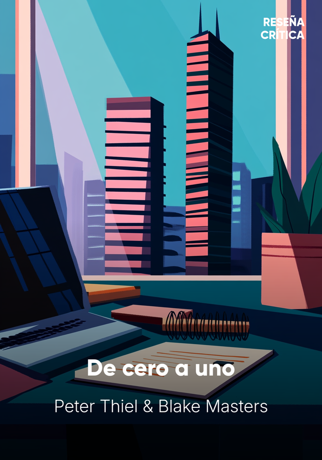 Portada del libro De cero a uno, de Peter Thiel — resumen crítico y reseña en 12min