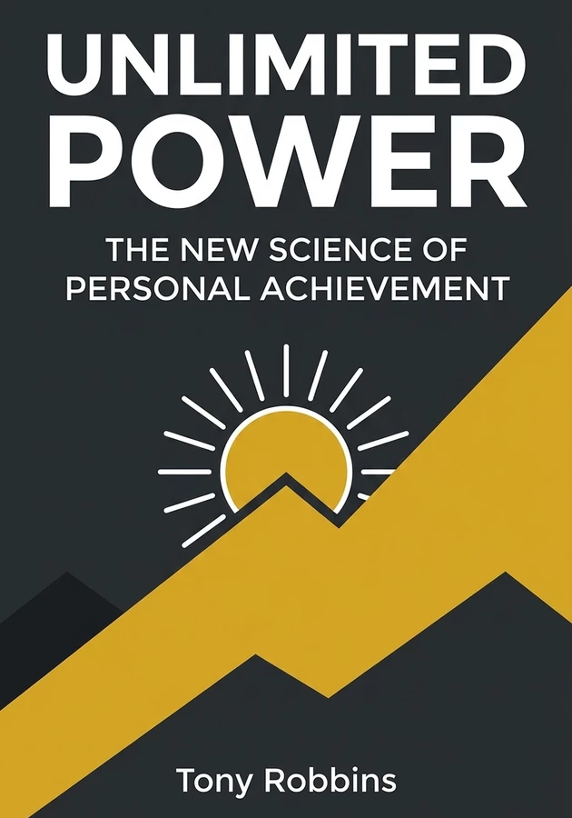 Book cover of Unlimited Power by Tony Robbins — critical summary review on 12min